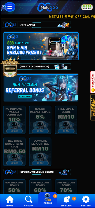 Meta888 - Promotion - magnum888m