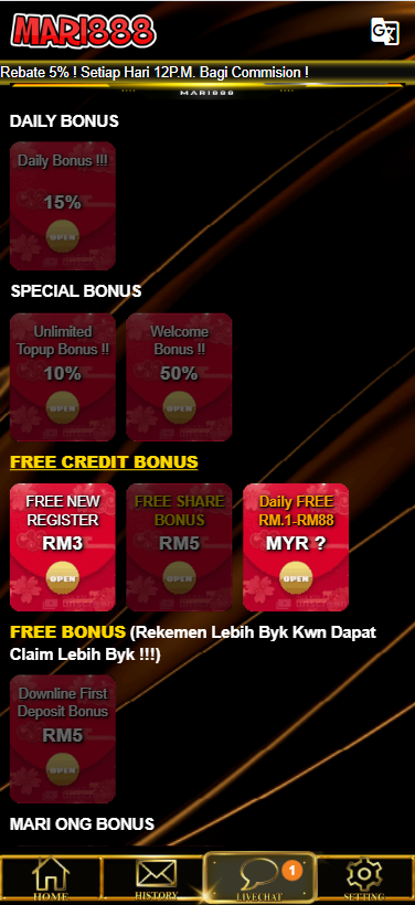 Mari888 - Promotion - magnum888m