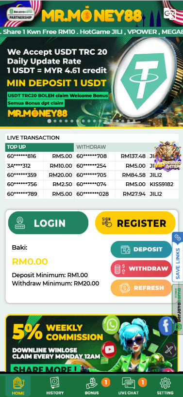 MrMoney88 - Homepage - magnum888m