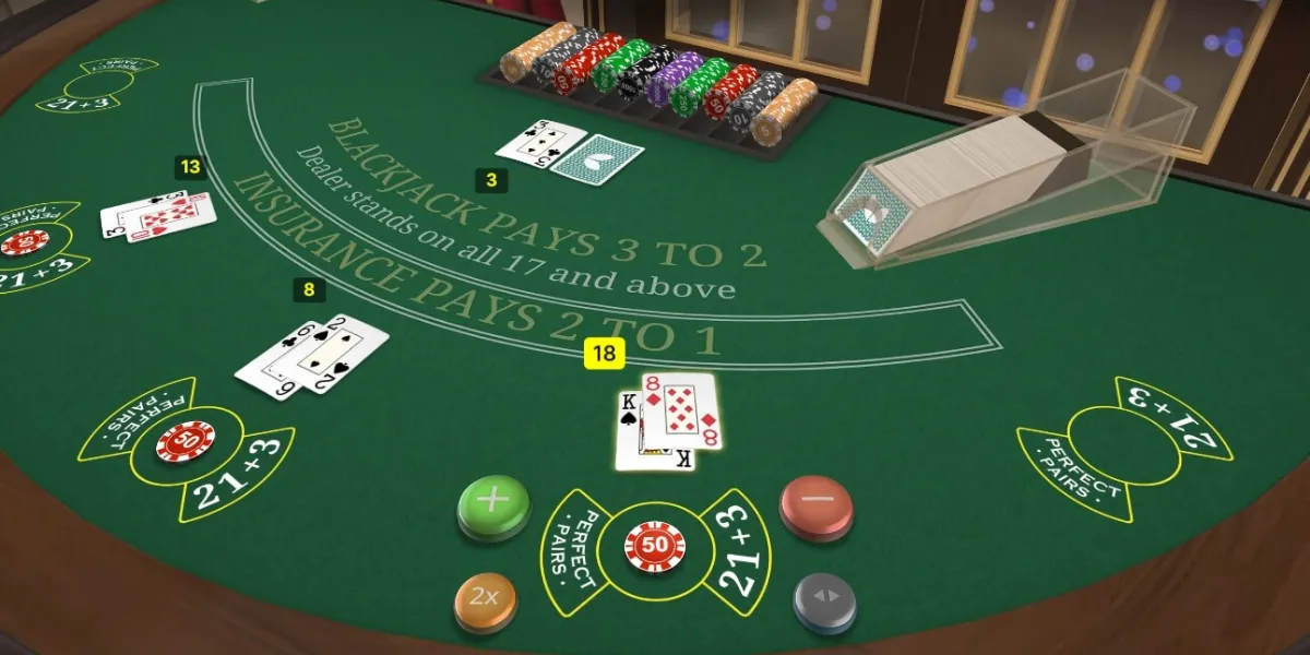 First Person Blackjack - Gameplay 2 - magnum888m