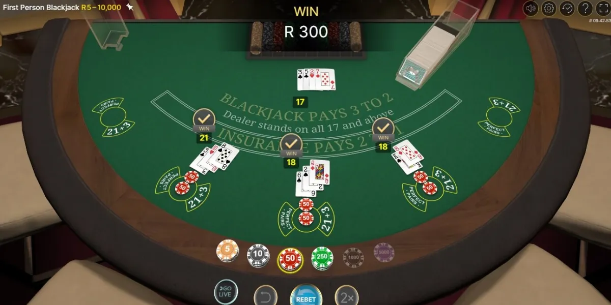 First Person Blackjack - Gameplay 3 - magnum888m