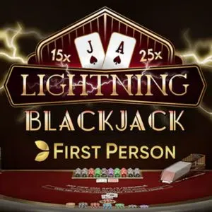 First Person Lightning Blackjack - Logo - magnum888m