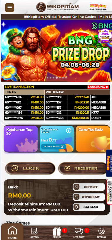 99Kopitiam - Homepage - magnum888m