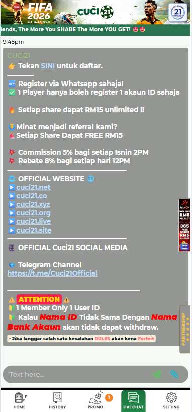 CUCI21 - Livechat - magnum888m