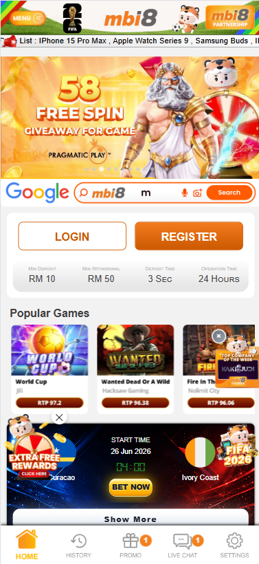 MBI8 - Homepage - magnum888m