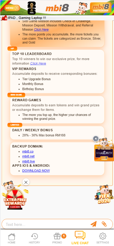 MBI8 - Livechat - magnum888m