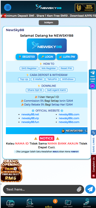 Newsky88 - Livechat - magnum888m
