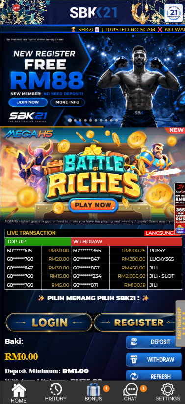 SBK21 - Homepage - magnum888m