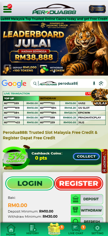 Perodua888 - Homepage - magnum888m