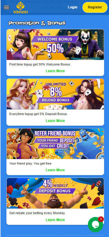 V3Cuci - Promotion - magnum888m